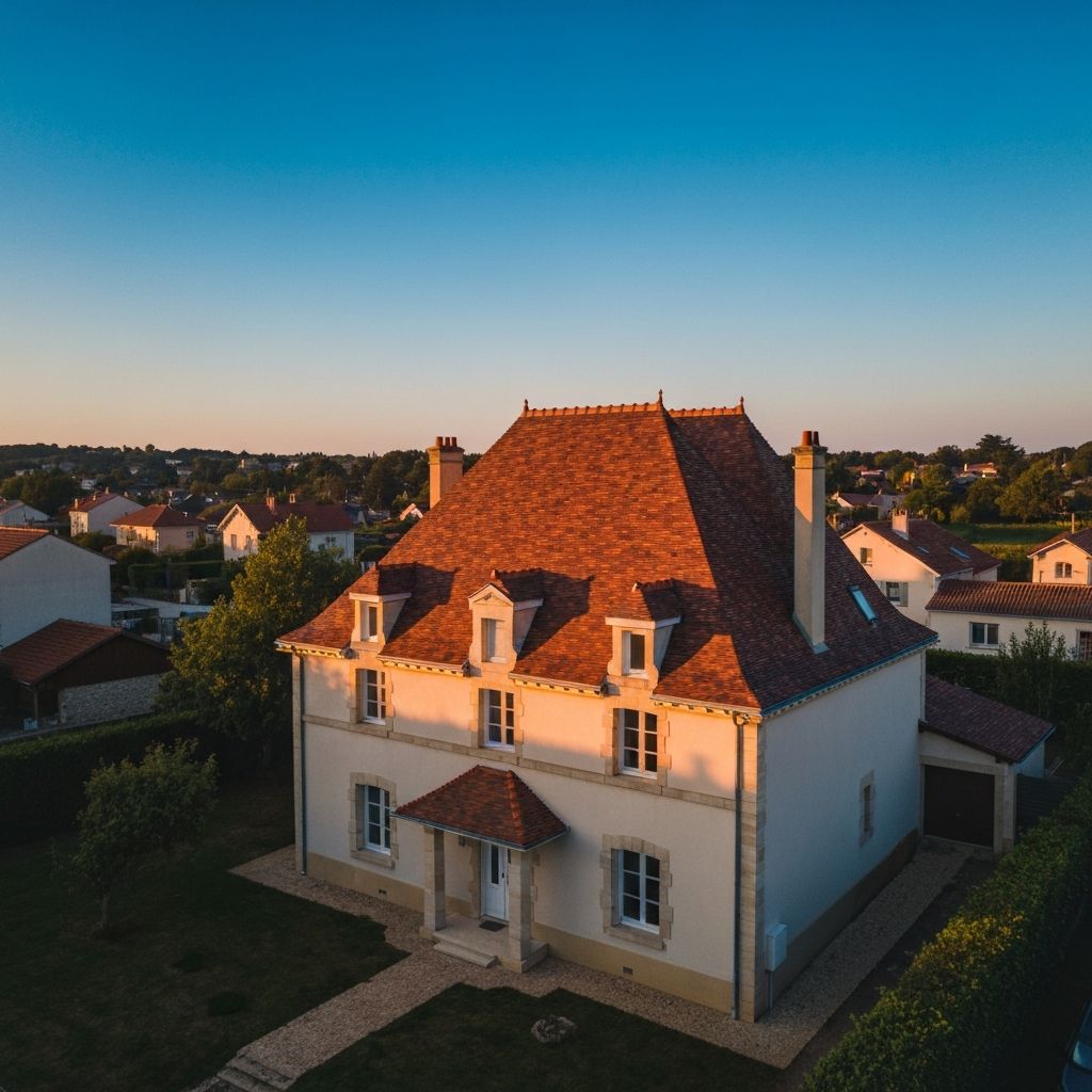 Couvreur GZ Toiture réalisant une rénovation de toiture à Rochefort en Charente-Maritime